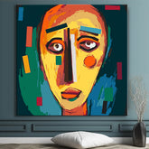 Sad Face - Painting by Numbers